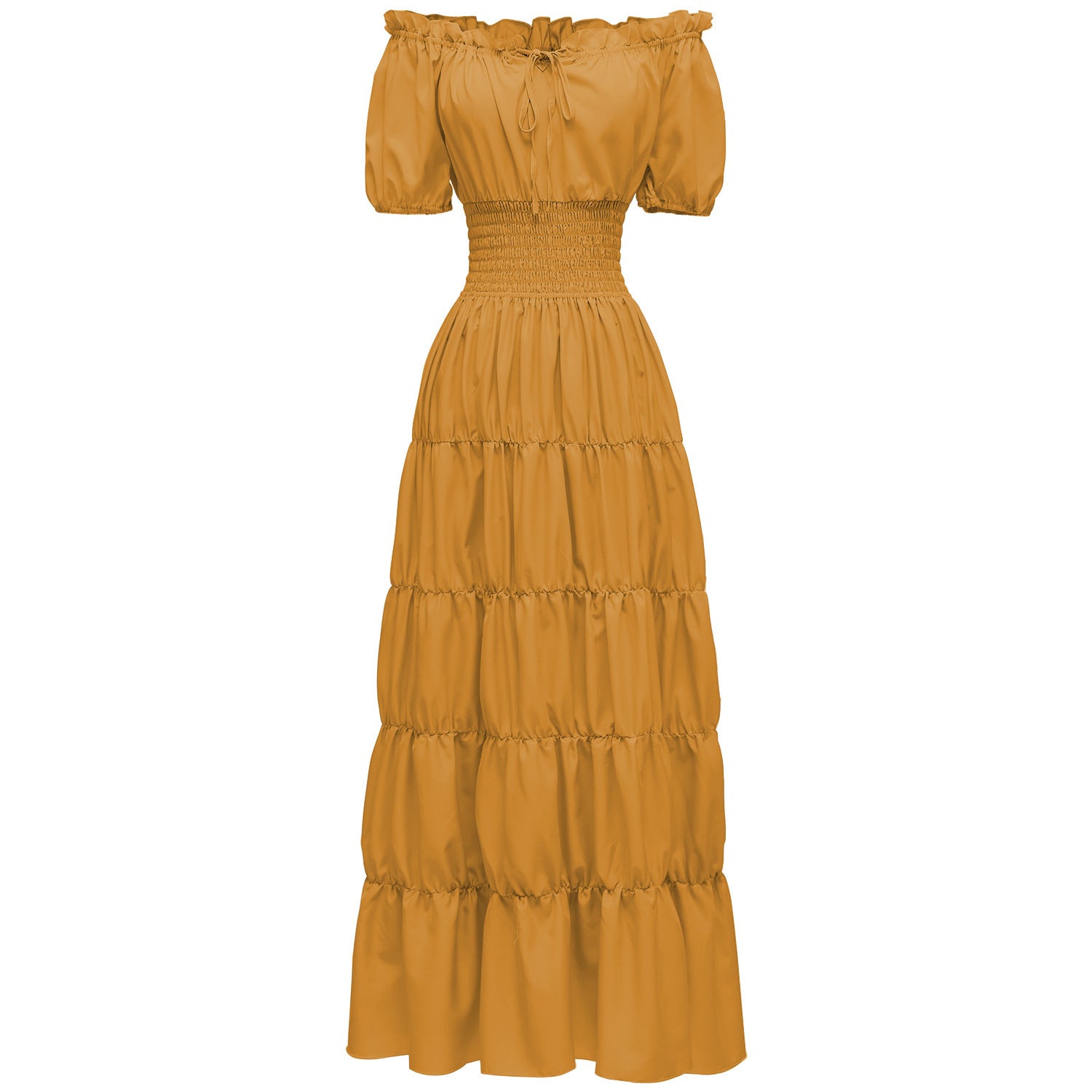 AIZA™ – Klassinen Korsetti Pitkä Retro Maximekko