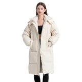 Gigaty™ - Klassinen pitkä pufferitakki hupulla