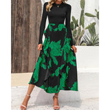 SADIE™ – Kukallinen Charm Miehuston Midi-Mekko