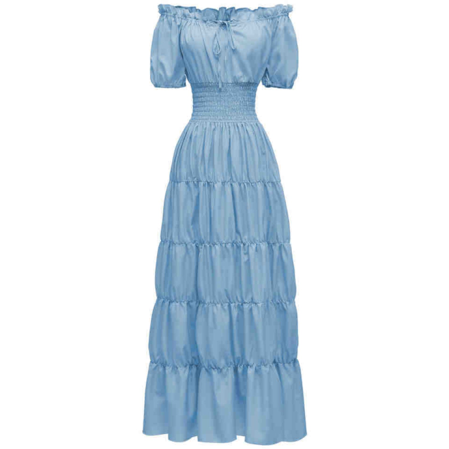 AIZA™ – Klassinen Korsetti Pitkä Retro Maximekko