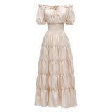 AIZA™ – Klassinen Korsetti Pitkä Retro Maximekko