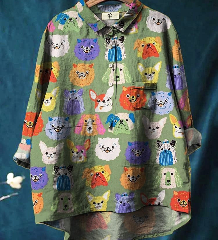 ADDIE™ - Koira-taide T-paita