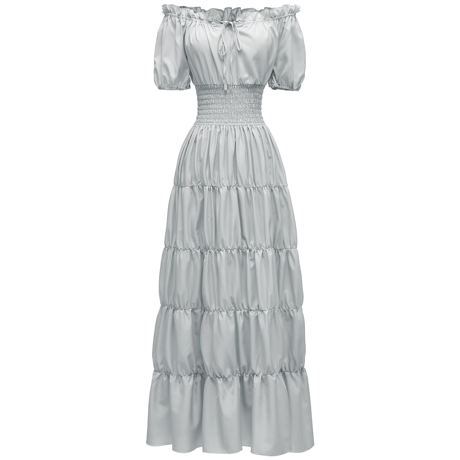 AIZA™ – Klassinen Korsetti Pitkä Retro Maximekko