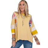 BAILEY™ – Kevyt Patches-tyylinen Batwing-toppi