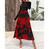 SADIE™ – Kukallinen Charm Miehuston Midi-Mekko