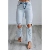 TALA™ – Rentot pestyt Slim-Fit Reikäfarkut