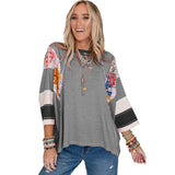 BAILEY™ – Kevyt Patches-tyylinen Batwing-toppi