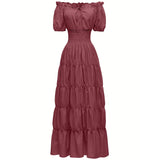 AIZA™ – Klassinen Korsetti Pitkä Retro Maximekko