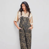 BLANCA™ – Retro Statement Laaja Lahkeinen Leopardi-haalari