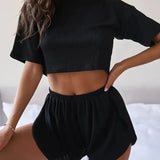 RIZALINA™ – Mukava loungewear lyhyillä hihoilla