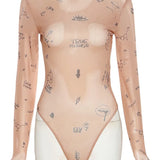 JANELLA™ – Moderni Print-Mesh-Body