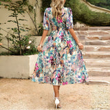 ANNELIE™ – Tagtraum Floral Midi Mekko