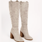 Viena™ – Mokkajäljitelmäsaappaat leveällä korolla