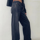 SYLVAINE™ – Vintage Vapaa-ajan Baggy Farkut