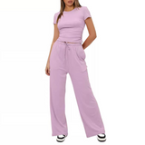 GLORIA™ – Mukava Bell-Bottom Loungewear -setti