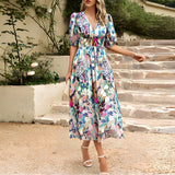 ANNELIE™ – Tagtraum Floral Midi Mekko
