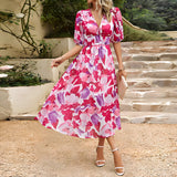 ANNELIE™ – Tagtraum Floral Midi Mekko