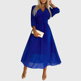 Chloe™ | Kevyt Silkkinen Chiffon-mekko