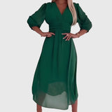 Chloe™ | Kevyt Silkkinen Chiffon-mekko