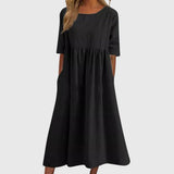Haisley™ | Elegantti Lyhythihainen Mekko