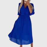 Chloe™ | Kevyt Silkkinen Chiffon-mekko