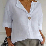 NAYLA™ - Kevyt V-pääntie paita