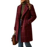 Anne™ - Hienostunut ruudullinen takki