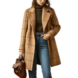 Anne™ - Hienostunut ruudullinen takki