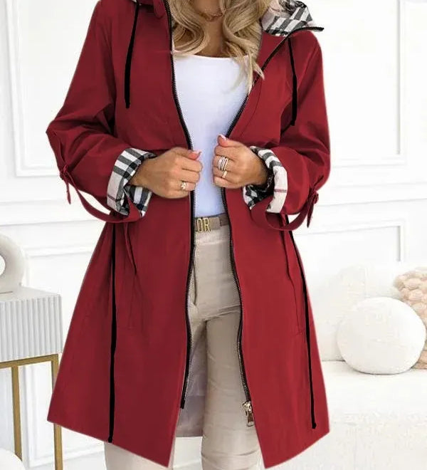 Natalie™ – Naisten takki vetoketjulla ja modernilla designilla