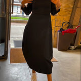 CORA™ - Rentoa Chic Midi-Mekko