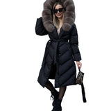 AURORA™ - Tyylikäs puuvillatakki, jossa on turkishuppu