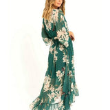 YASMINE™ - Tyylikäs Kimono-Midi-Mekko