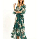 YASMINE™ - Tyylikäs Kimono-Midi-Mekko